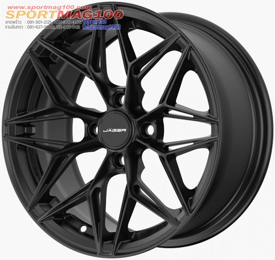ล้อแม็ก Lenso Jager Buck JPB ขอบ15นิ้ว กว้าง7นิ้ว 4รู100 Offset35 สีดำด้าน
