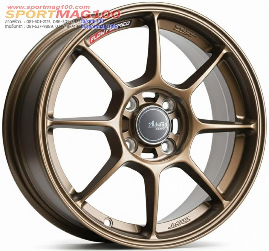 ล้อแม็ก Advanti N810 Blizzard ขอบ15นิ้ว กว้าง7นิ้ว 4รู100 Offset35 สีทองแดง