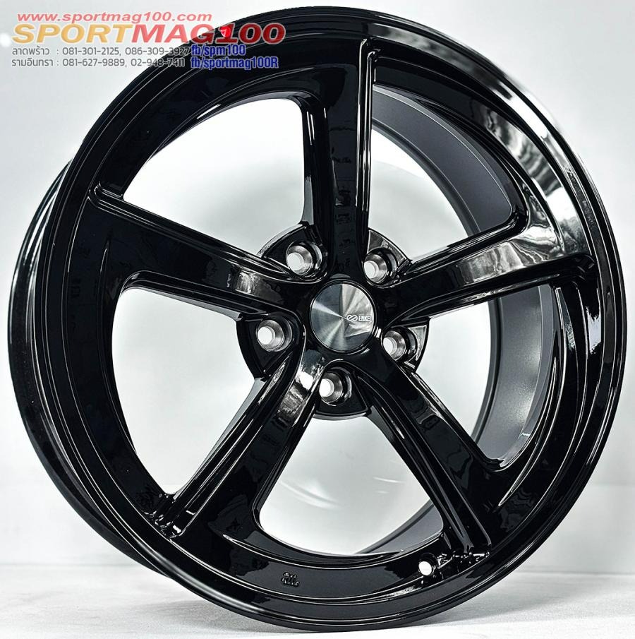 ล้อแม็ก Enkei MA15G Giotto ขอบ18นิ้ว กว้าง8นิ้ว 5รู114.3 Offset45 สีดำเงา