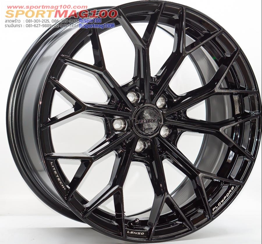ล้อแม็กใหม่ FlowForming Lenso VENOM VNA LITETECH+ ขอบ18นิ้ว กว้าง8.5นิ้ว 5รู108 Offset35 สีดำเงา