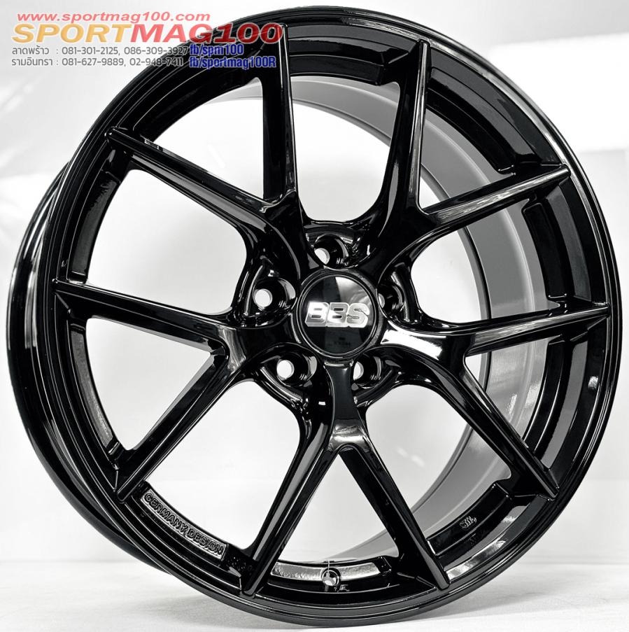 ล้อแม็ก AOW009 CIR FlowForming ขอบ18นิ้ว กว้าง8.5นิ้ว 5รู108 Offset35 สีดำเงา