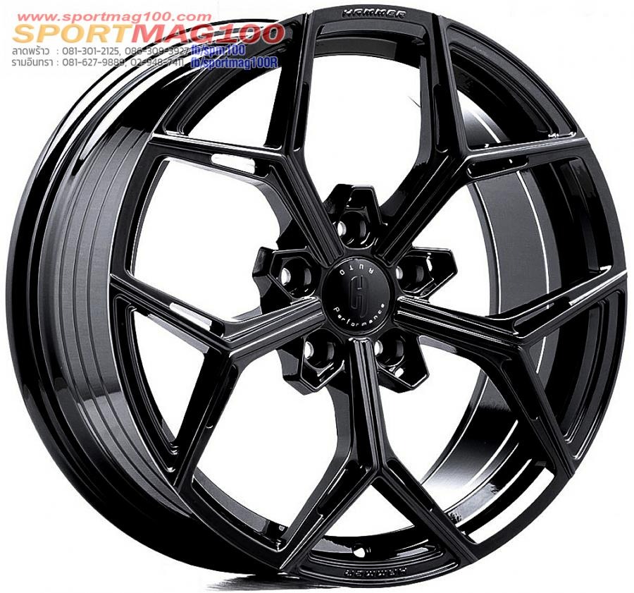 ล้อแม็ก FlowForming VF5 ขอบ18นิ้ว กว้าง8นิ้ว 5รู114.3 Offset35 สีดำเงา