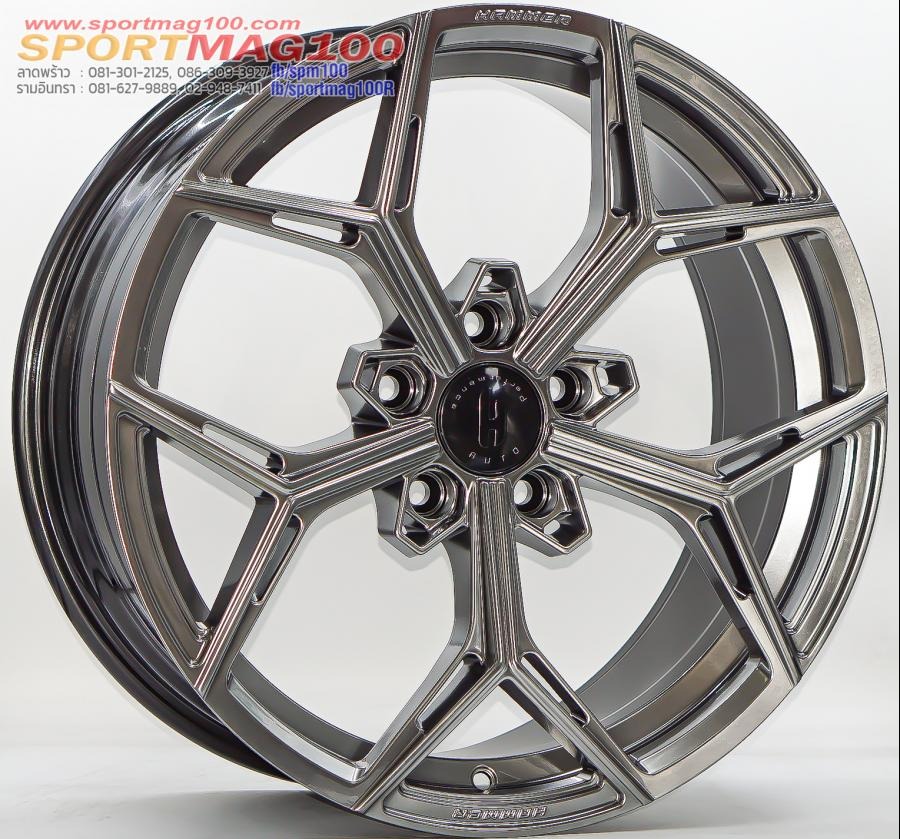 ล้อแม็ก FlowForming VF5 ขอบ18นิ้ว กว้าง8นิ้ว 5รู114.3 Offset35 สีไฮเปอร์แบล็ค