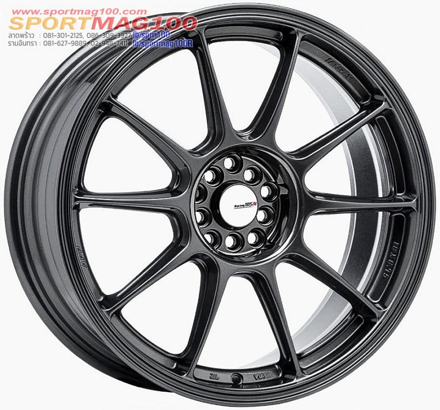 ล้อแม็ก TCX TC105 ขอบ18นิ้ว กว้าง8.75นิ้ว 5รู114.3/108 Offset35 สีกันเมทาลิก