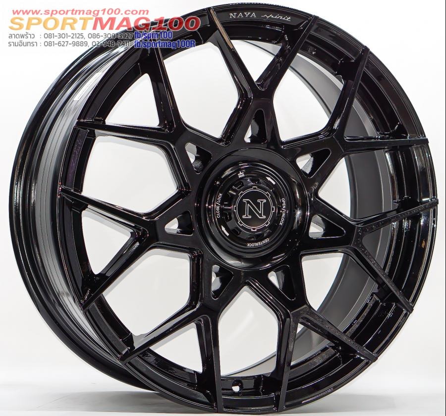 ล้อแม็กใหม่ Naya CL-107 ขอบ 20นิ้ว กว้าง8.5นิ้ว 5รู108/113 Offset35 สีดำเงา