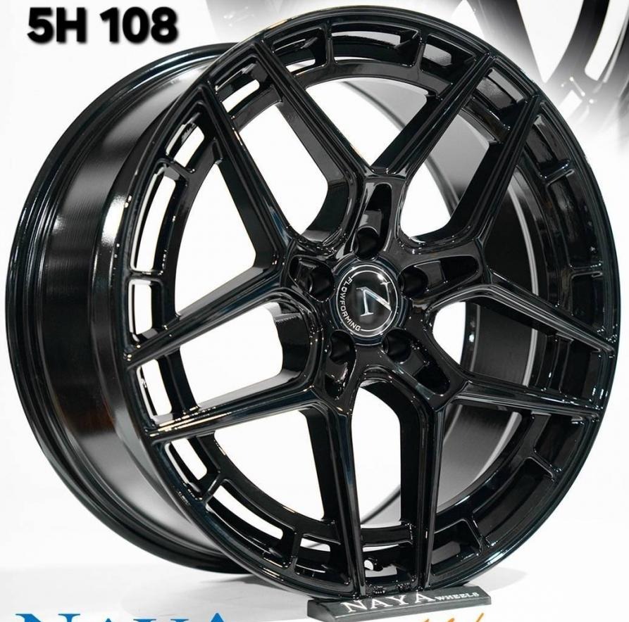 ล้อแม็กใหม่ Naya Alpha G7 ขอบ 20นิ้ว กว้าง8.5นิ้ว 5รู108 Offset35 สีดำเงา