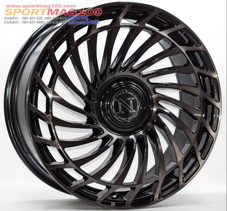 ล้อแม็กใหม่ Naya CL-200 ขอบ20นิ้ว กว้าง8.5นิ้ว 5รู112/108 Offset35 สีดำหน้าแล็คดำ