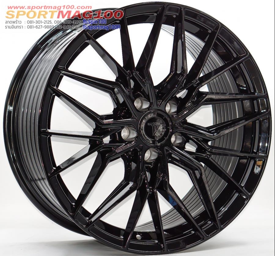 ล้อแม็กใหม่ Flotec F117 ขอบ18นิ้ว กว้าง8.5นิ้ว 5รู108 Offset38 สีดำเงา