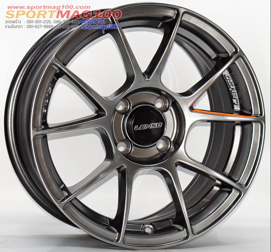 ล้อแม็กใหม่ Lenso ProjectD 91G ขอบ15นิ้ว กว้าง7นิ้ว 4รู100 Offset35 สีไฮเปอร์แบล็ค