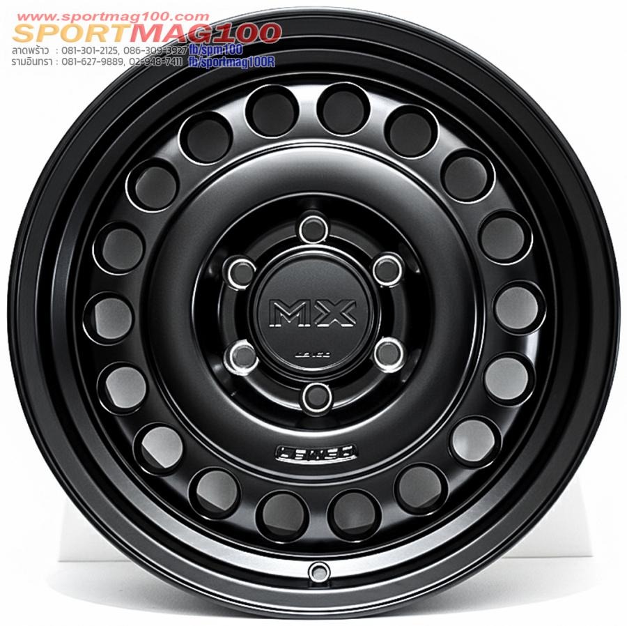 ล้อแม็ก Lenso MX JUNGLE ขอบ17นิ้ว กว้าง8.5นิ้ว 6รู139.7 Offset12 สีดำด้าน