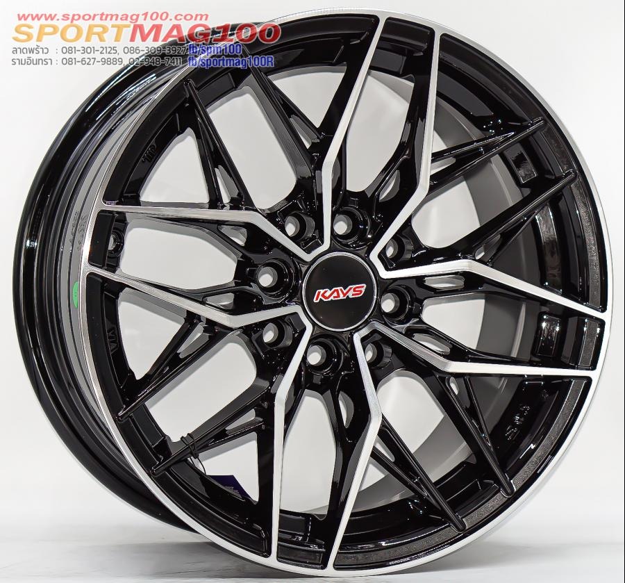 ล้อแม็กใหม่ Angel K2151 ขอบ15นิ้ว กว้าง7นิ้ว 4รู100/114.3 Offset35 สีดำหน้าเงา