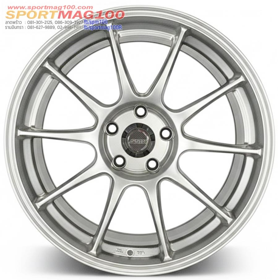 ล้อแม็ก SSW TC105 ขอบ16นิ้ว กว้าง7นิ้ว 5รู108 Offset35 สีไฮเปอร์ซิลเวอร์