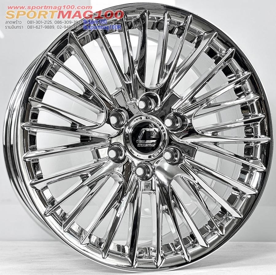ล้อแม็ก COSMIS MAJESTY ขอบ18นิ้ว กว้าง8นิ้ว 6รู130 Offset35 สีโครมเมี่ยม