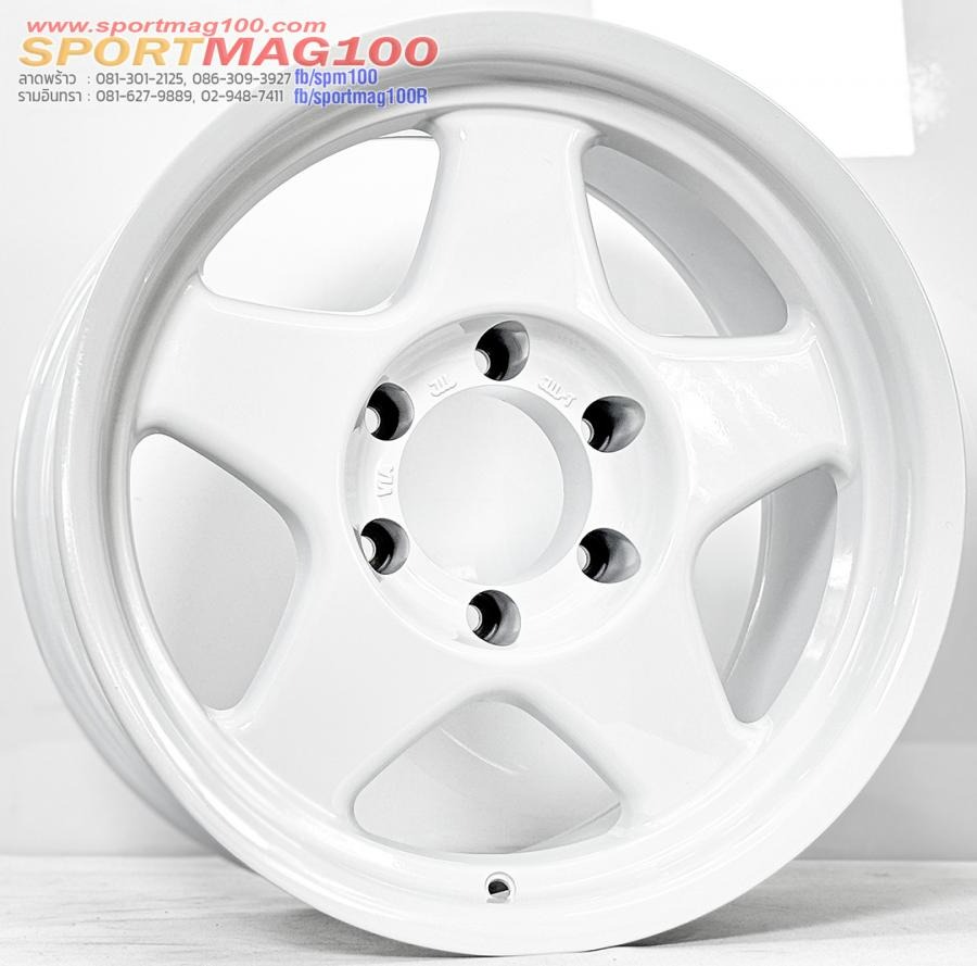 ล้อแม็ก Bradley S323 ขอบ17นิ้ว กว้าง9นิ้ว 6รู139.7 Offset0 สีขาว