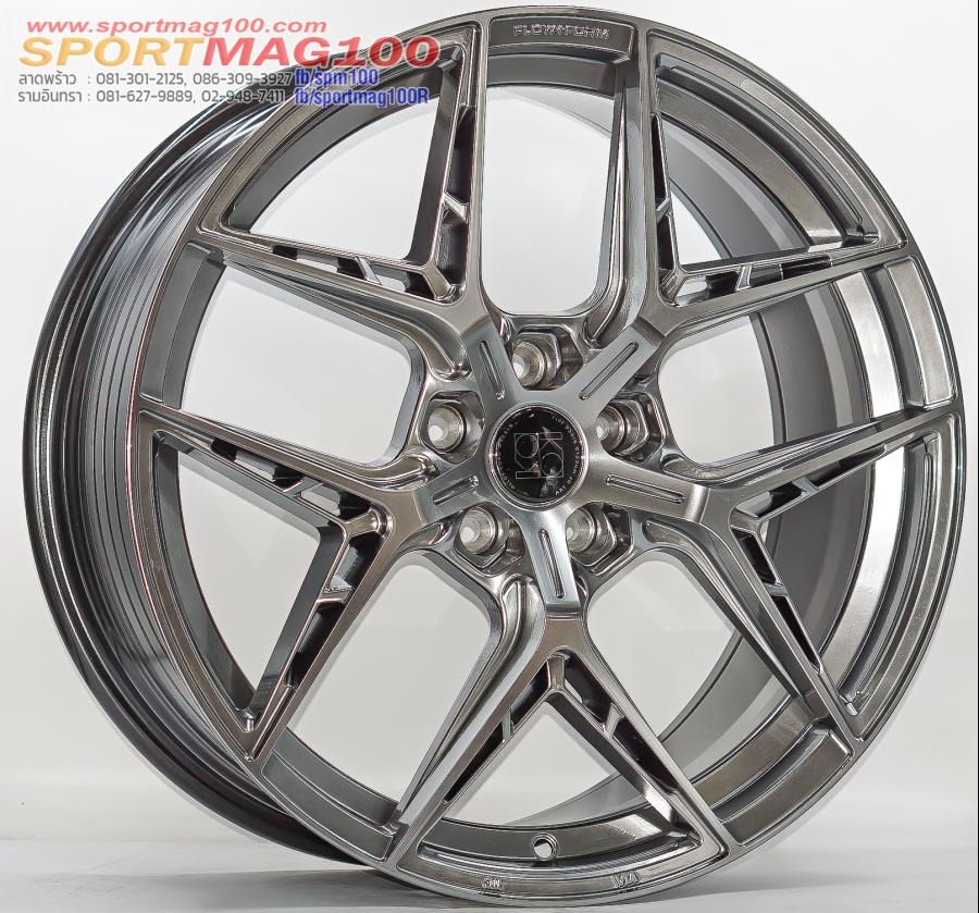 ล้อแม็กใหม่ KOKO FF596 ขอบ19นิ้ว กว้าง8.5นิ้ว 5รู108 Offset35 สีไทเทเนียมซิลเวอร์