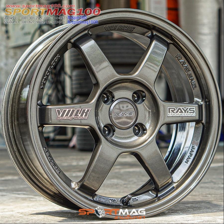 ล้อแม็กมือสอง NK TE37 ขอบ16นิ้ว กว้าง7นิ้ว 4รู100 Offset35 สีกันเมทาลิก (รามอินทรา)