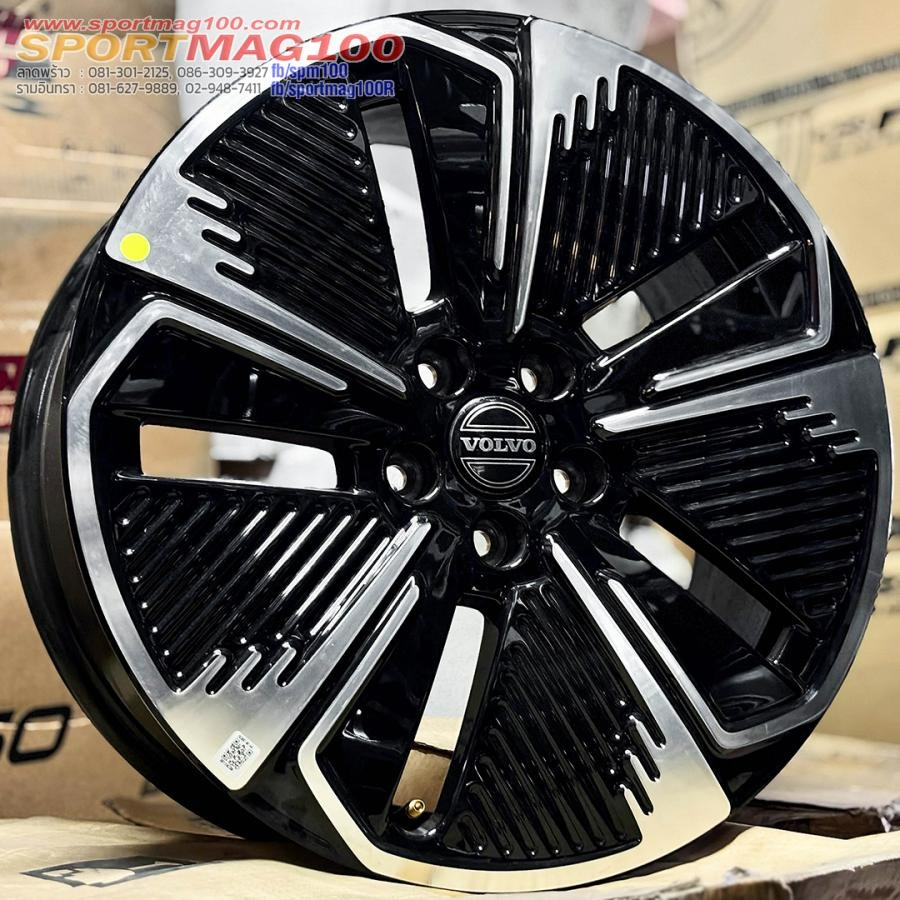 ล้อแม็กมือสอง Volvo EV5 ขอบ18นิ้ว กว้าง7.5นิ้ว 5รู108 Offset40 สีดำหน้าเงา(ลาดพร้าว)