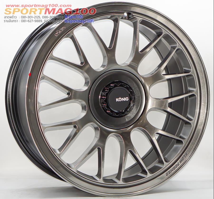 ล้อแม็ก USA Konig MRK1 ขอบ19นิ้ว กว้าง8.5นิ้ว 5รู114.3 Offset43 สีHypercarbon