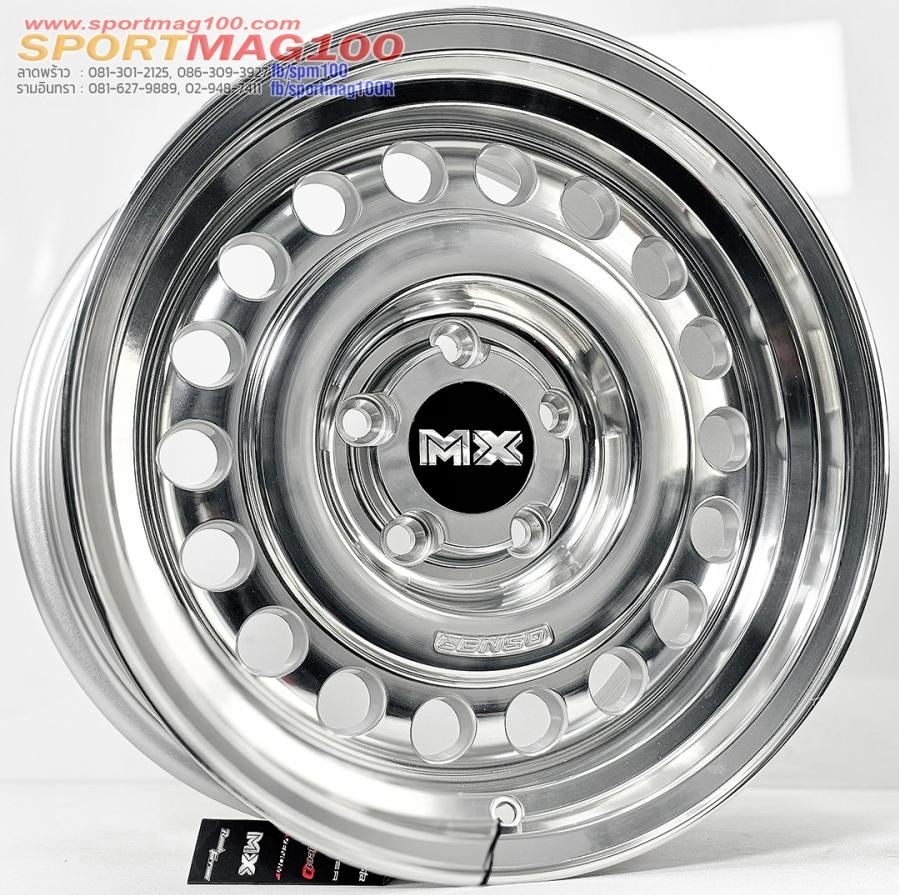ล้อแม็ก Lenso MX JUNGLE ขอบ16นิ้ว กว้าง8นิ้ว 5รู114.3 Offset20 สีเงิน