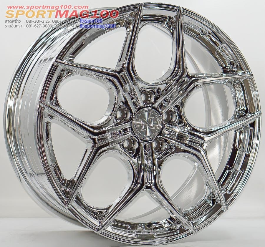 ล้อแม็กใหม่ NAYA Infinity-V5 ขอบ18นิ้ว กว้าง8.5นิ้ว 5รู108 Offset40 สีโครมเมี่ยม