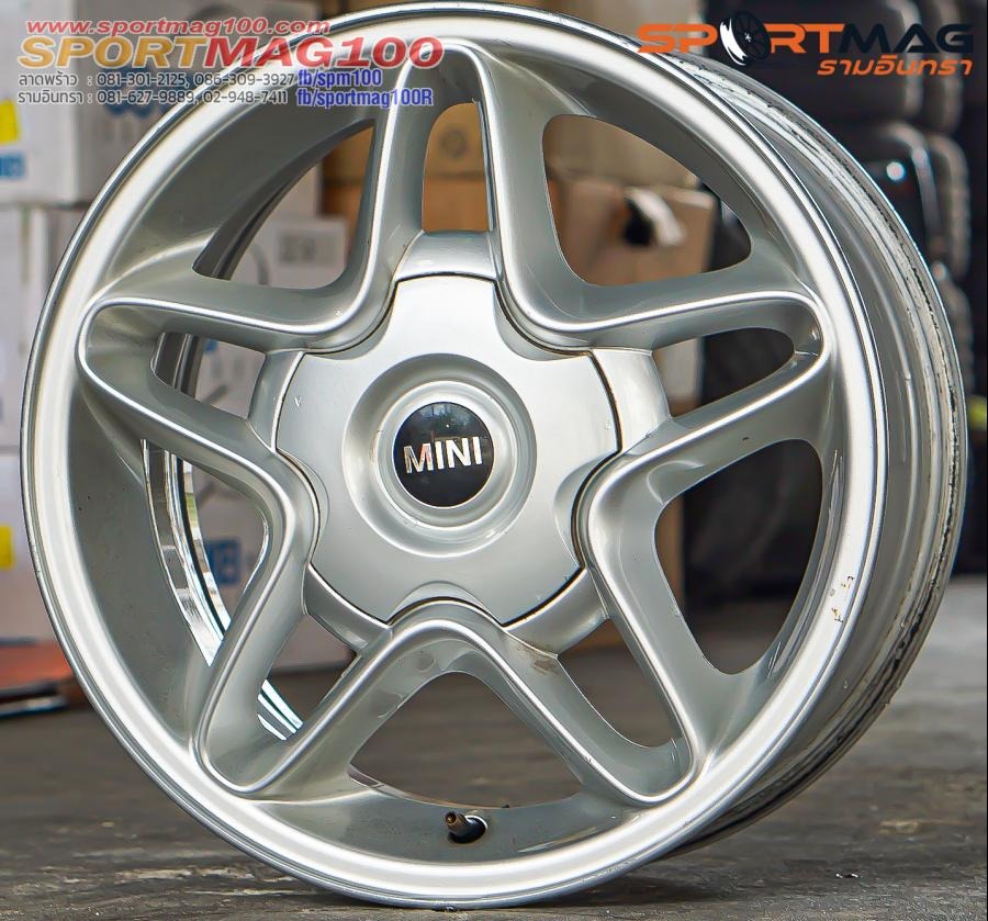 ล้อมือสองแท้ MINI COOPER ขอบ16นิ้ว กว้าง6.5นิ้ว 4รู100 Offset48 (รามอินทรา)