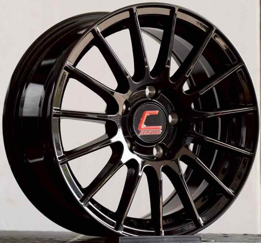 ล้อแม็ก COSMIS RS05RR 5รู114 ET35 สีดำ กว้าง7 ขอบ15นิ้ว