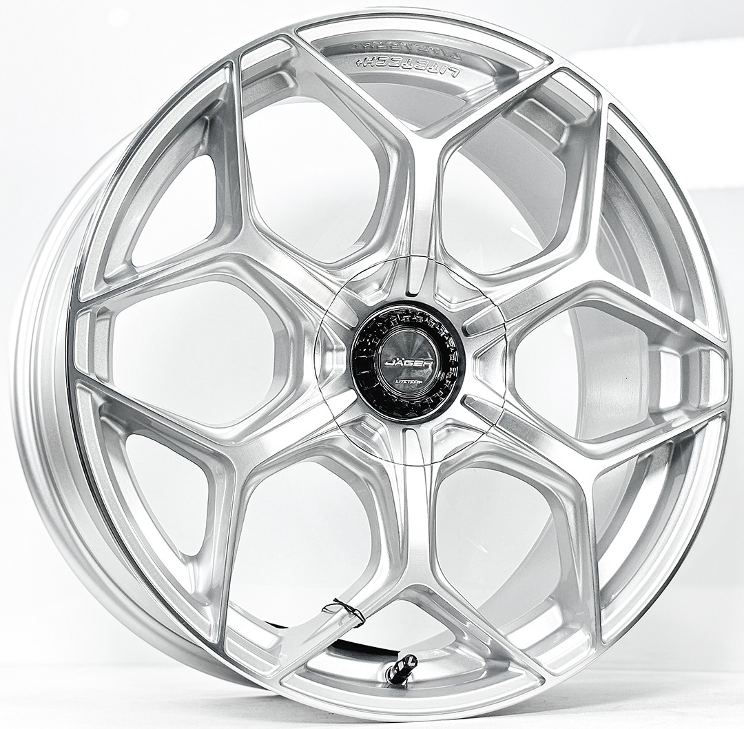 ล้อแม็ก Lenso Vamos6 FlowForming LITETECH+ ขอบ19นิ้ว กว้าง8.5นิ้ว 5รู120/108 Offset40 สีซิลเวอร์หน้าเงา