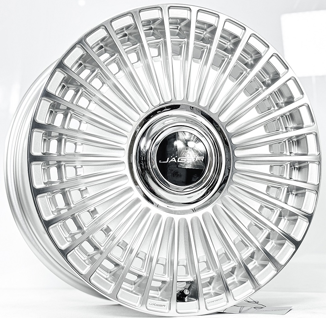 ล้อแม็ก Lenso Jager Nebula Litetech+ Flowforming ขอบ18นิ้ว กว้าง8.5นิ้ว 6รู139.7 Offset38 สีซิลเวอร์หน้าเงา (สเปคไม่ยื่น สำหรับรถตู้)