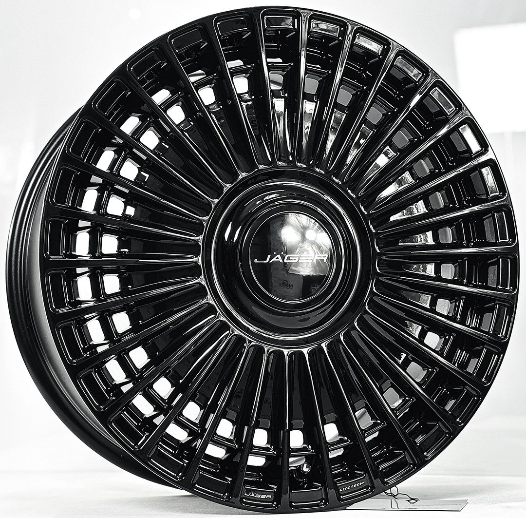 ล้อแม็ก Lenso Jager Nebula Litetech+ Flowforming ขอบ18นิ้ว กว้าง8.5นิ้ว 5รู114.3/108 Offset38 สีดำเงา
