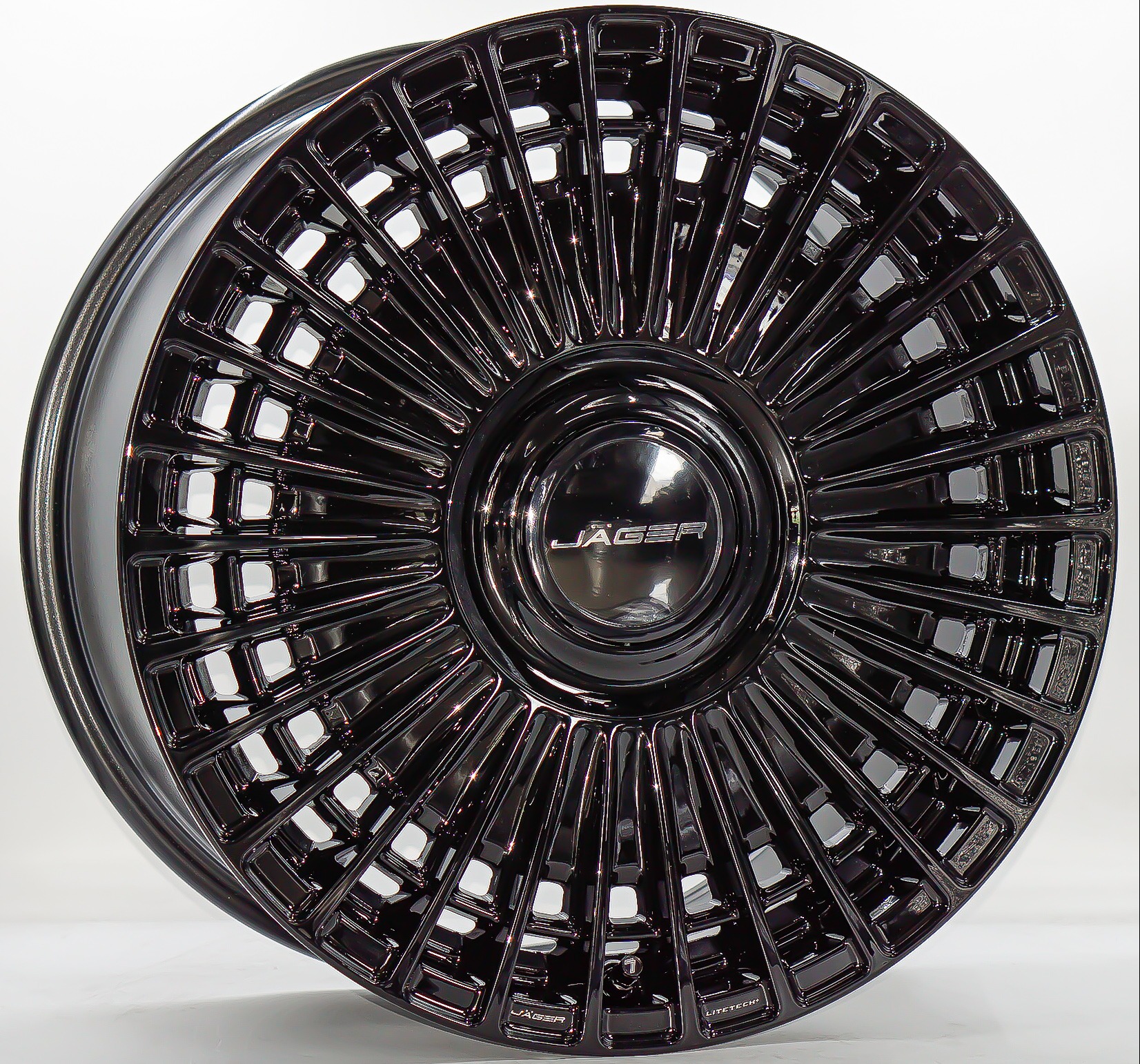 ล้อแม็ก Lenso Jager Nebula Litetech+ Flowforming ขอบ18นิ้ว กว้าง8.5นิ้ว 5รู108/114.3 Offset38 สีดำเงา