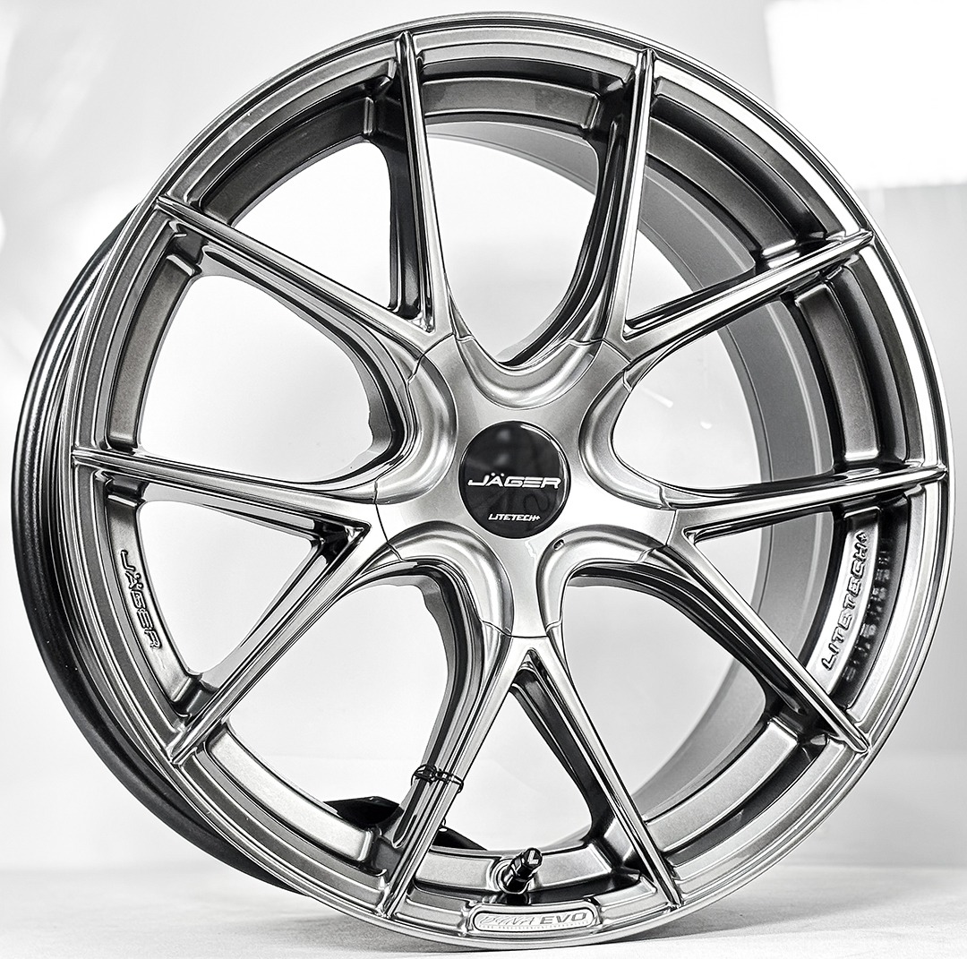ล้อแม็ก Lenso Jager Dyna JAD EVO Litetech+ FlowForming ขอบ17นิ้ว กว้าง7.5นิ้ว 5รู114.3 Offset35 สีไฮเปอร์แบล็ค