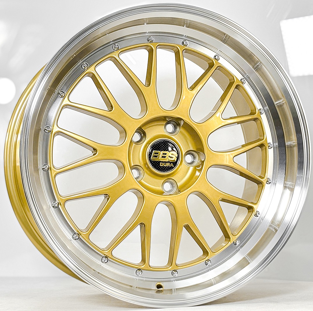ล้อแม็ก MGW B LM Flowforming ขอบ19นิ้ว กว้างF8.5นิ้ว R9.5นิ้ว 5รู112/114.3 Offset35-38 สีGlodLP