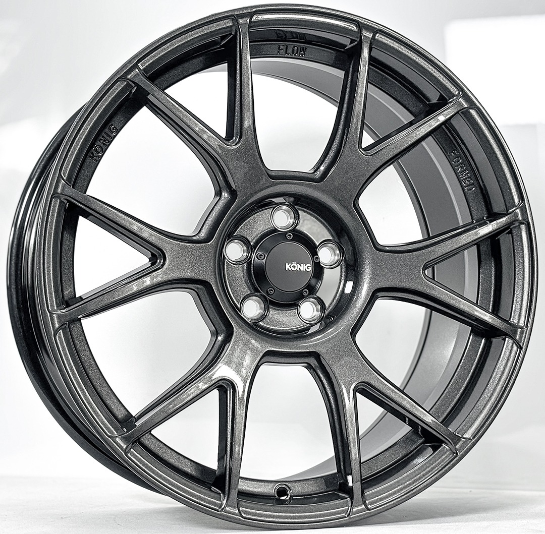 ล้อแม็ก KONIG N636 FlowForming ขอบ18นิ้ว กว้าง8.5นิ้ว 5รู100 Offset44 สีดาร์คเมทาลิก