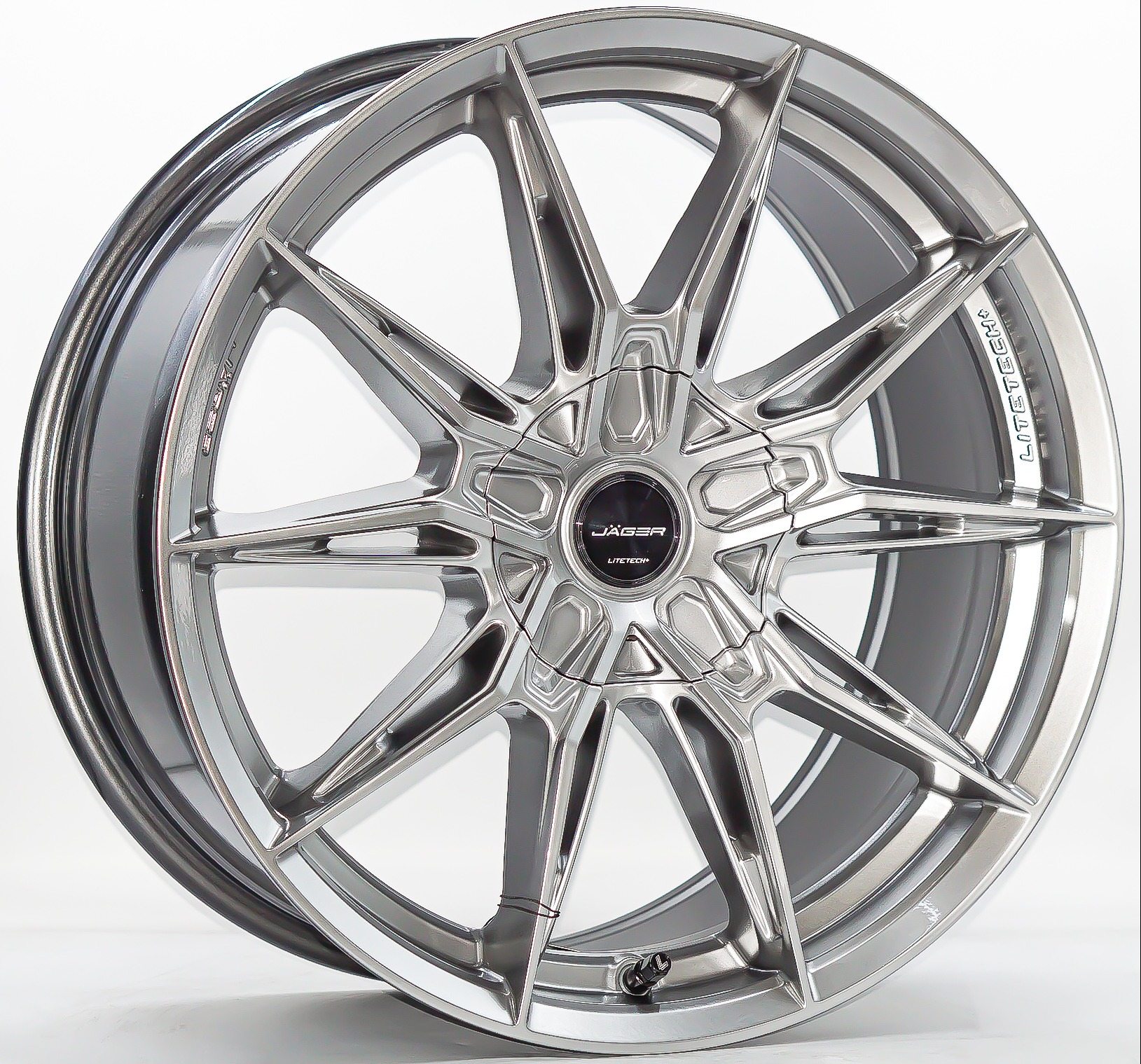 ล้อแม็ก Lenso Jager Plasma Litetech+ FlowForming ขอบ18นิ้ว กว้าง8.5นิ้ว 5รู108/114.3 Offset35 สีไฮเปอร์ซิลเวอร์