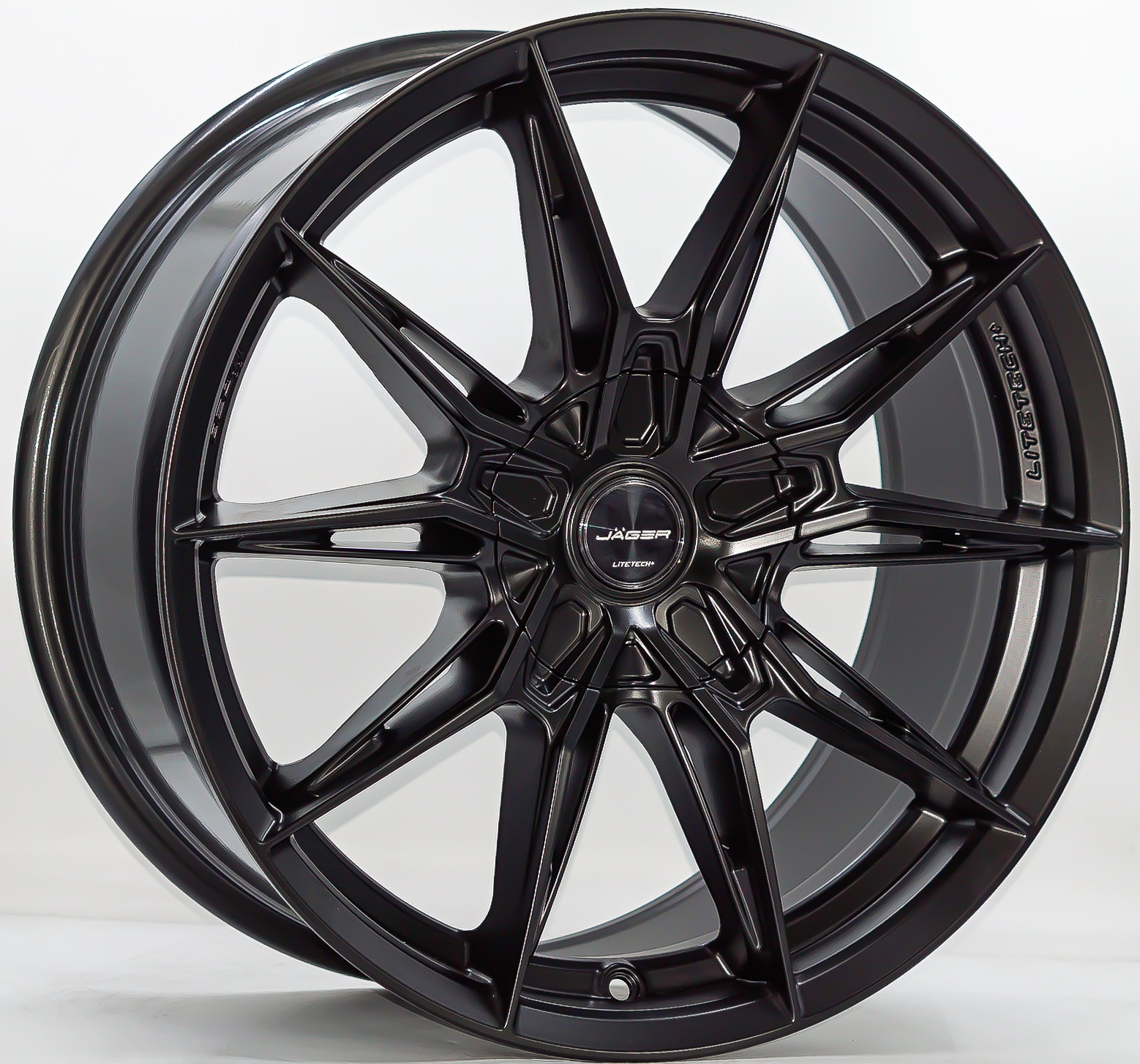 ล้อแม็ก Lenso Jager Plasma Litetech+ FlowForming ขอบ18นิ้ว กว้าง8.5นิ้ว 5รู108/114.3 Offset35 สีดำด้าน
