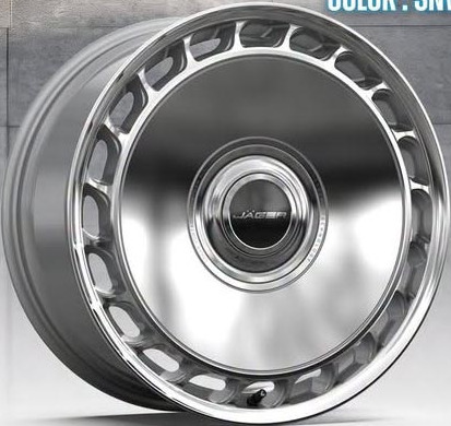 ล้อแม็ก Lenso Jager Vortex Litetech+ Flowforming ขอบ18นิ้ว กว้าง8.5นิ้ว 5รู114.3/108 Offset38 สีซิลเวอร์เงา 