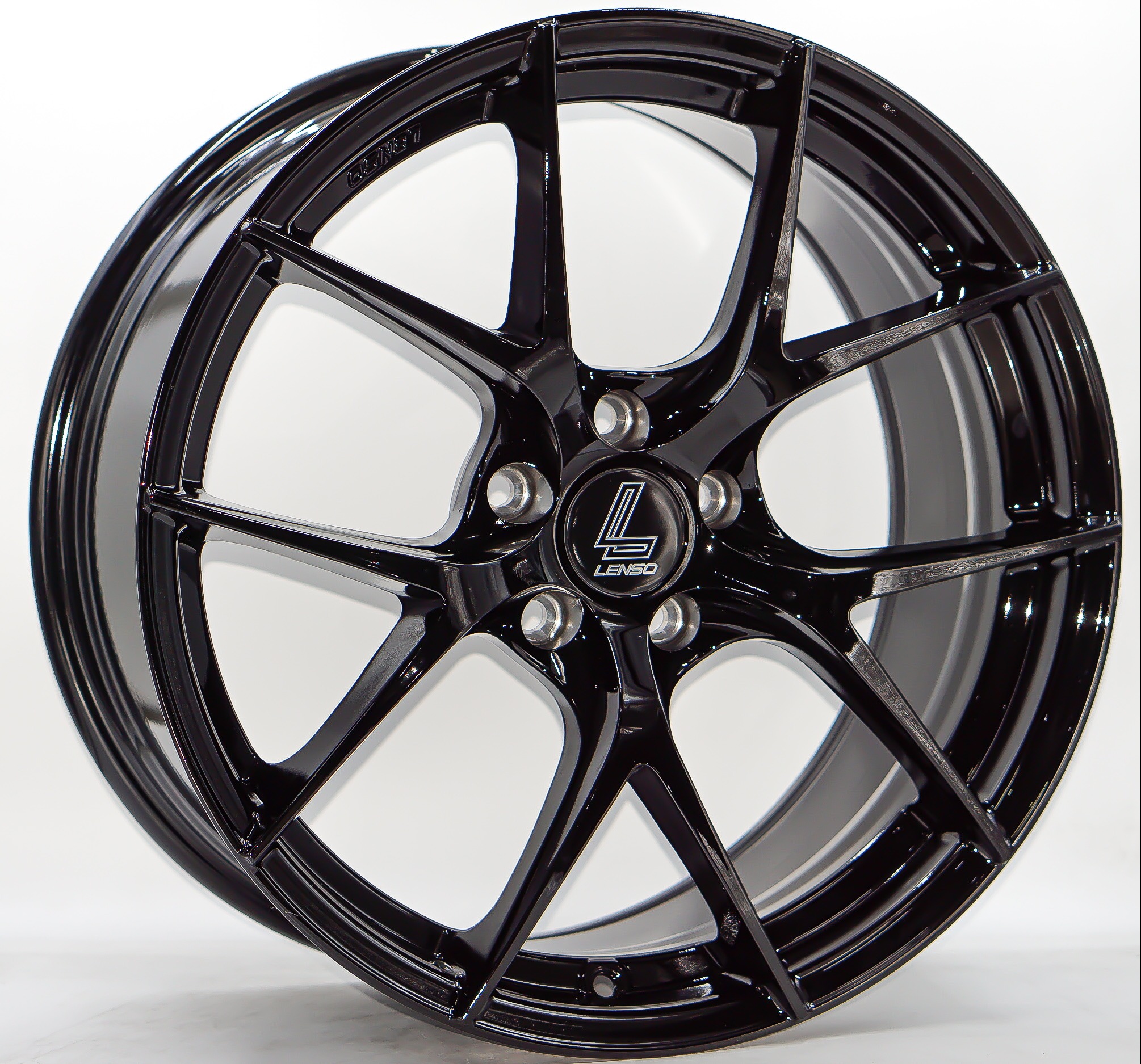 ล้อแม็ก Lenso Jager Dyna JAD ขอบ18นิ้ว กว้าง8.5นิ้ว 5รู108 Offset35 สีดำเงา