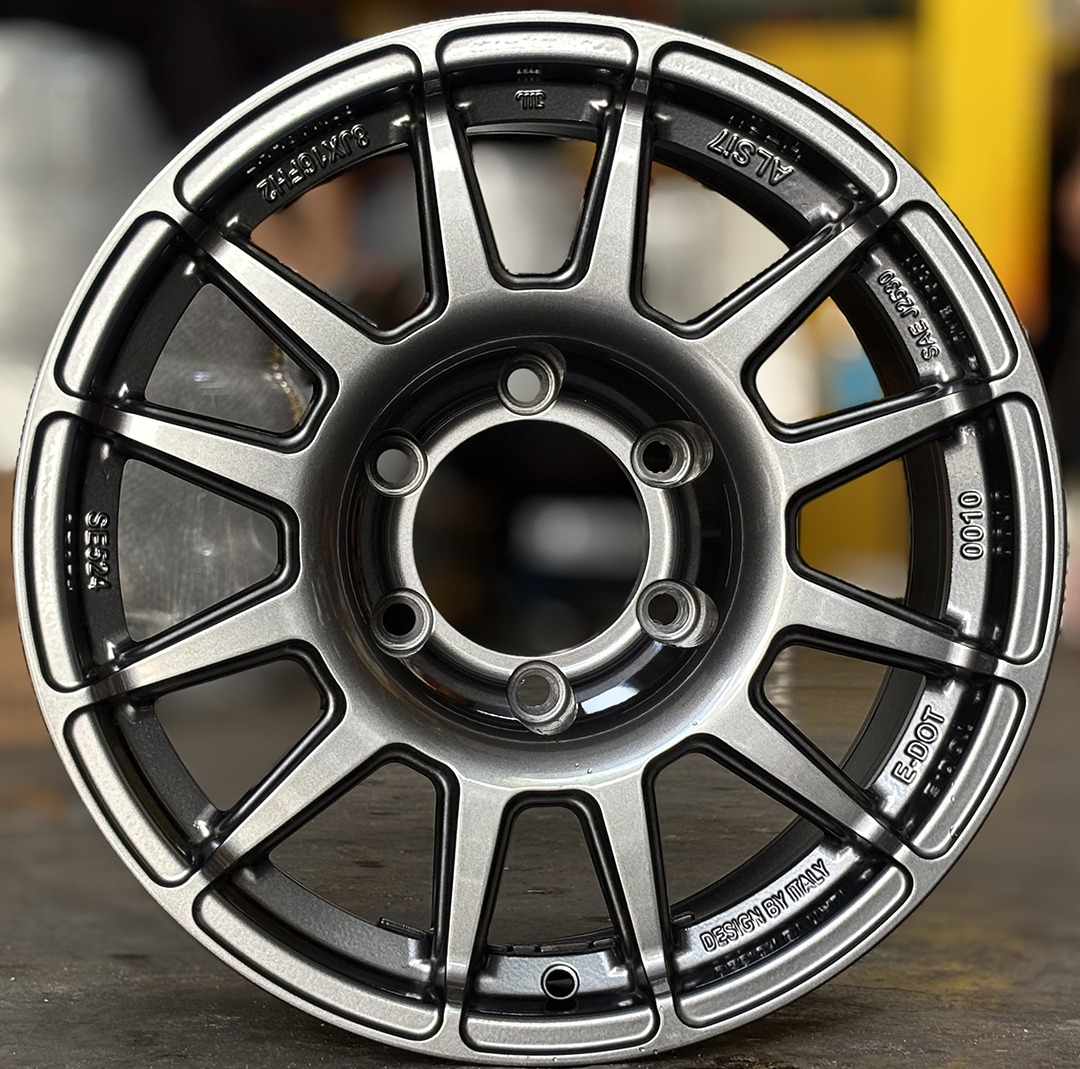 ล้อแม็กมือสอง Evo Cross ขอบ16นิ้ว กว้าง8นิ้ว 6รู139.7 Offset10 สีกันเมทาลิก(ลาดพร้าว)