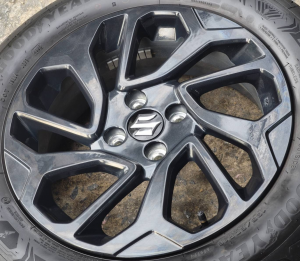 ล้อแม็กป้ายแดง Suzuki Fronx 4รู100 สีเทา กว้าง6 ขอบ16นิ้ว(รามอินทรา)