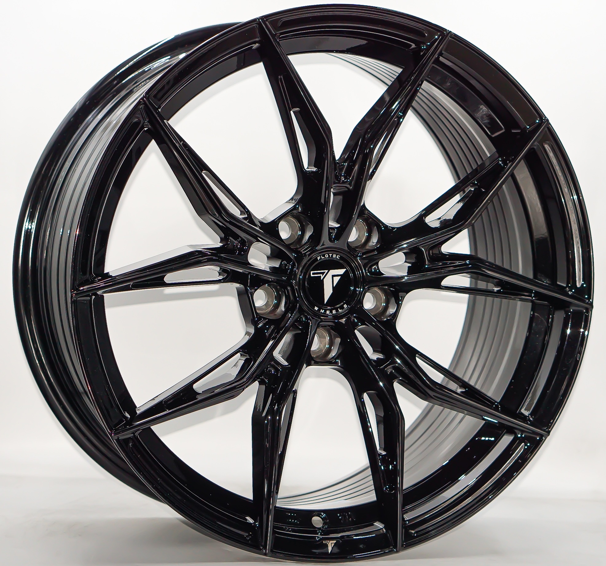 ล้อแม็กใหม่ Flowforming Flotec F145 ขอบ18นิ้ว กว้าง8.5นิ้ว 5รู114.3/112 Offset35 สีดำเงา
