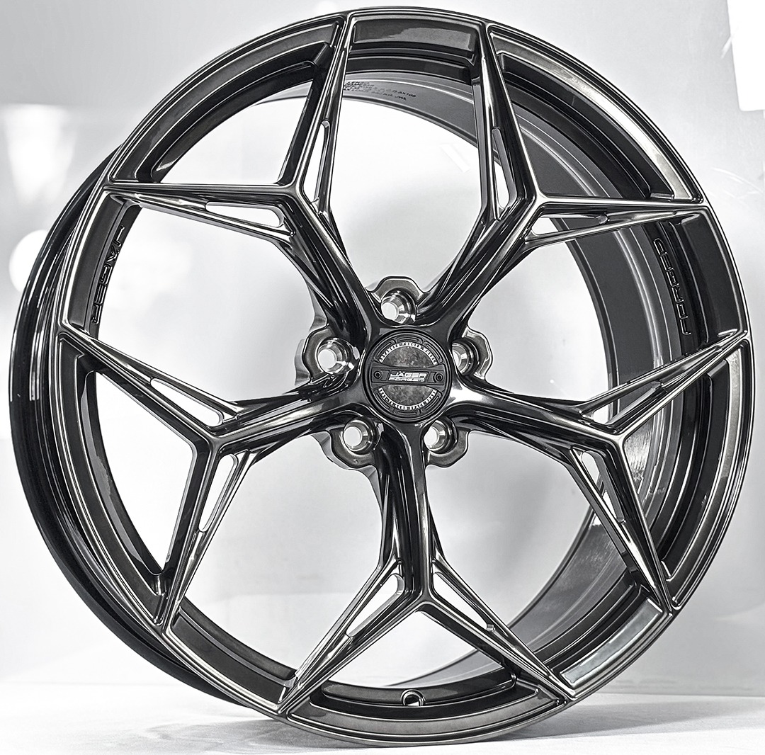 ล้อแม็ก Lenso Jager Forged Blaze5 ขอบ20นิ้ว กว้าง8.5นิ้ว 5รู108 Offset35 สีไฮเปอร์แบล็ค