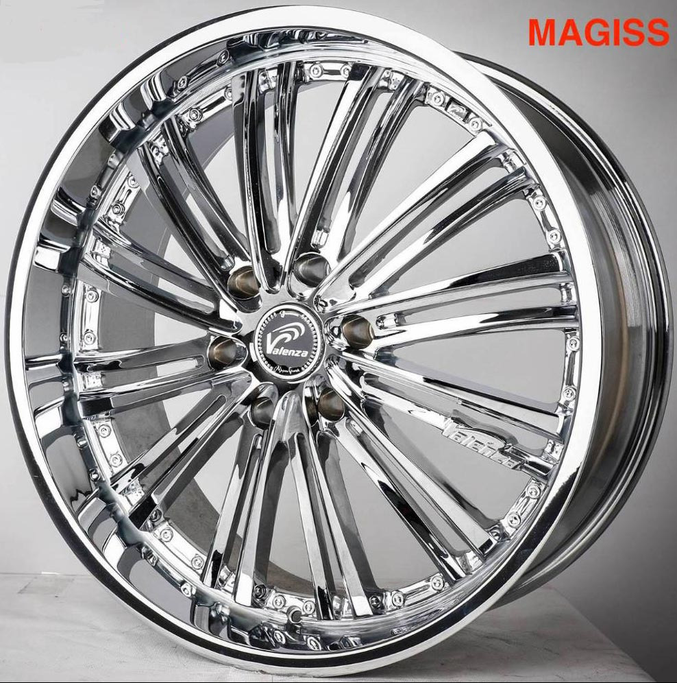 ล้อแม็กซ์ใหม่ Cosmis Valenza Magiss 6รู139.7 ET25 โครเมียม กว้าง9 ขอบ22นิ้ว