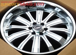 แม็กซ์ใหม่ Taw3378 สีซิลเวอร์ 6รู114 สำหรับนาวาร่า 9-20นิ้ว