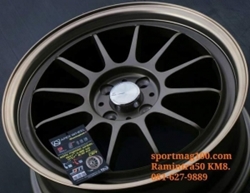 ล้อแม็กใหม่เบา Forged Apex C641 4รู100 ET42 ทองแดง 7-17นิ้ว(6.9โล)