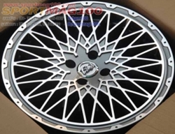 แม็กซ์ใหม่ Racing R1 4รู100 สีเทาหน้าเงา 17นิ้ว