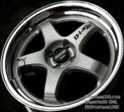 ล้อแม็กซ์ใหม่ Lenso D1SE 4รู100 ซิลเวอร์ขอบกระจก 7.5-17นิ้ว