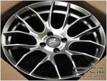 เฮียสั่งลด ล้อแม็กใหม่ฮิต GTS 4รู100 ET35 ไฮเปอร์แบล็ค 7.5-17นิ้ว